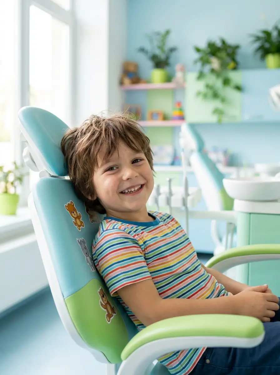 A gentle pediatric dental visit